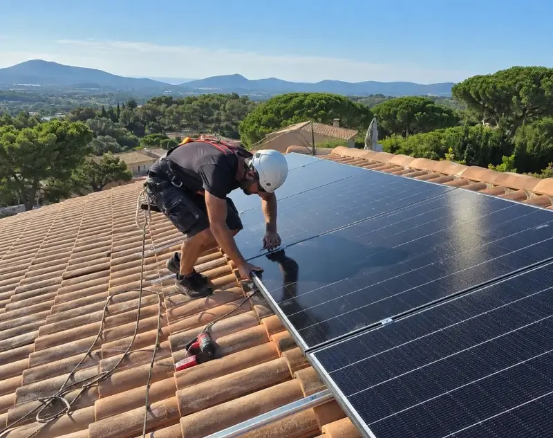 Installateur panneaux solaires Pluméliau-Bieuzy — pose photovoltaïque sur toiture