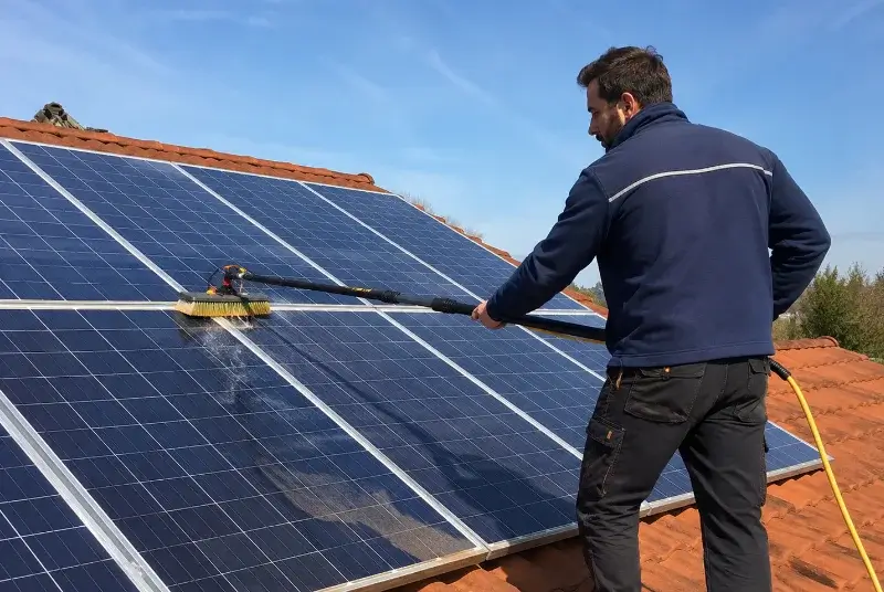 Nettoyage et entretien de panneaux solaires à Pluméliau-Bieuzy
